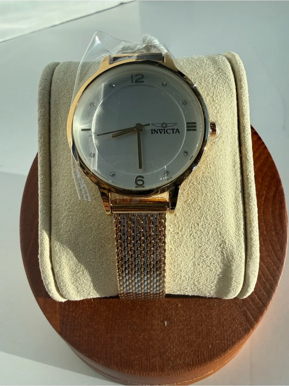 Invicta Angel Gold Tone Women’s Watch 31mm With Box